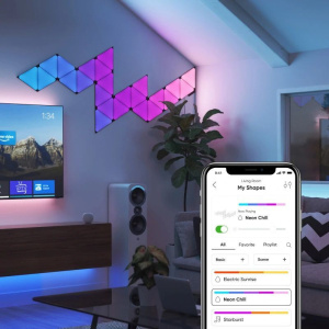 Панели расширения Nanoleaf Shapes Black Triangles, 3 панели (NL47-0101TW-3PK)