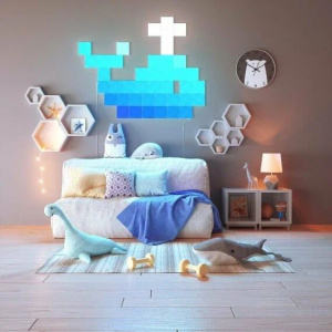 Настенно-потолочный светильник nanoleaf Canvas Smarter Kit NL29-0002SW-9PK (9 панелей)