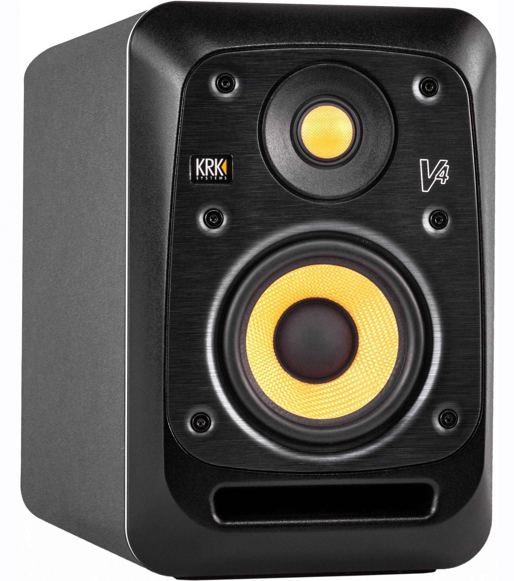 KRK V4S4 Активный 2-х полосный (Bi-Amp) 4-ти дюймовый студийный монитор, черный