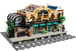 Конструктор LEGO Bricklink 910034 Железнодорожный вокзал Кирпичный Крест