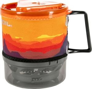 Комплект горелка с кастрюлей Jetboil MiniMo Sunset 1л
