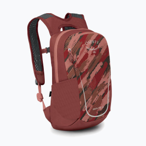 Городской Детский рюкзак Osprey Daylite Jr 9 л Brush Strokes Print Red Canyon