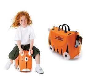 Чемодан-каталка trunki Tipu TRU-T085, ручная кладь, 46х31х21 см, 18 л, 1.7 кг, оранжевый