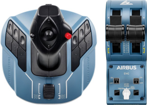 Комплект Thrustmaster TCA Officer Pack Airbus Edition, синий