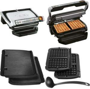 Контактный гриль Tefal GC716D12 черный
