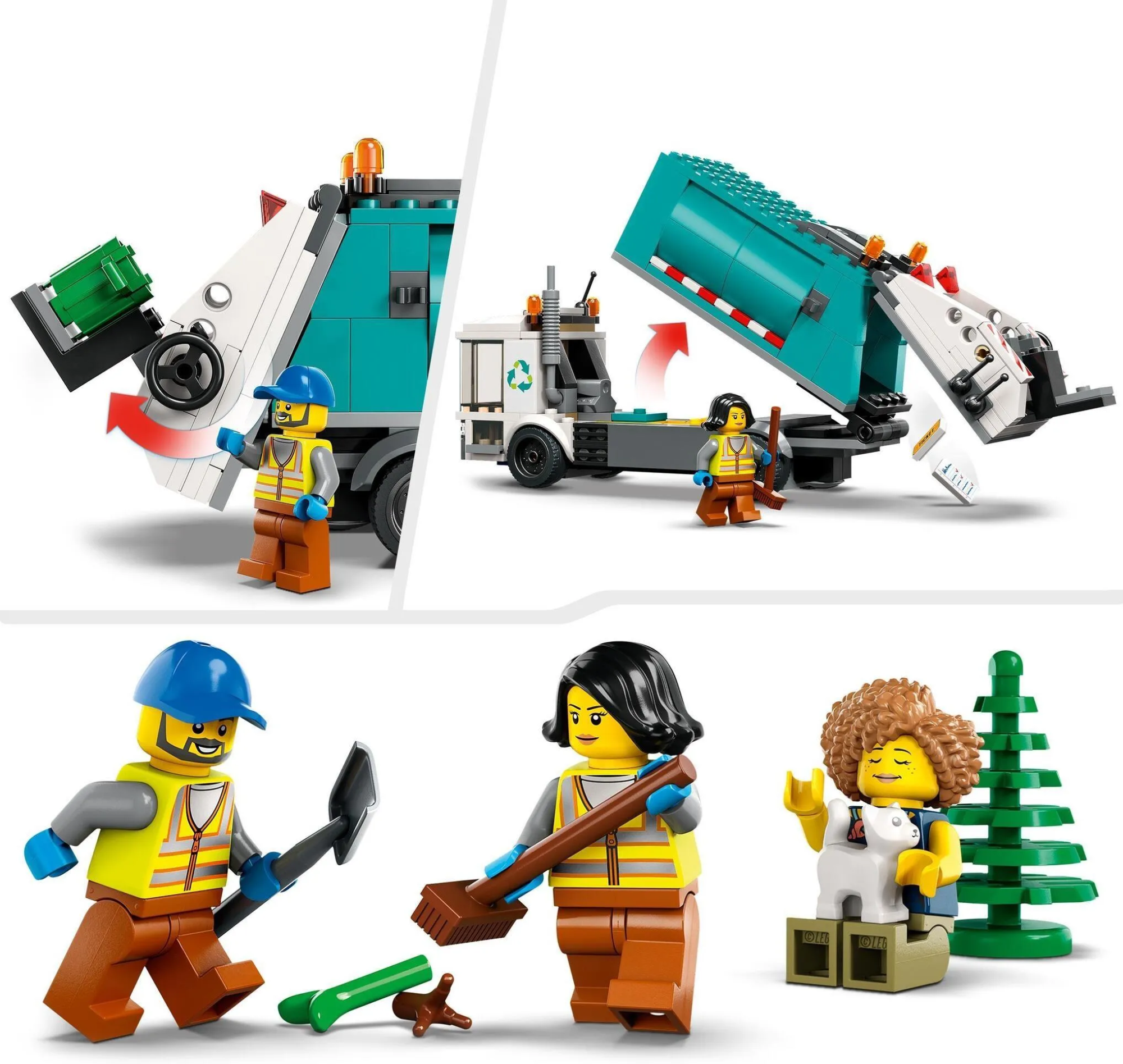 LEGO City 60386 Мусоровоз для переработки