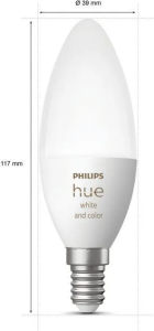 Лампочка Philips Hue White and color ambiance E14 929002294205