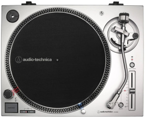 Виниловый проигрыватель Audio-Technica AT-LP120XUSB, серебристый