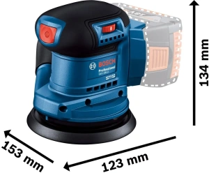 Эксцентриковая шлифовальная машина аккумуляторная Bosch GEX 185-LI Professional 06013A5021