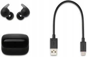 Беспроводные наушники Sony Linkbuds Open черный (WFL910BCE7)