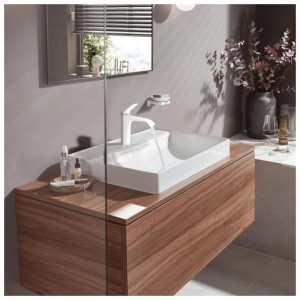 Смеситель  для раковины однорычажный Hansgrohe Vivenis 75022700, матовый белый