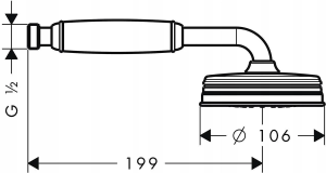 Ручной душ AXOR 16320000
