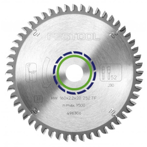 Festool Пильный диск специальный 160x2,2x20 TF52 496306