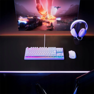 Игровая клавиатура SteelSeries Apex 3 TKL US (64940), лавандовый