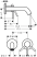 Смеситель Hansgrohe Tecturis S 16,5см 73350140, шлифованная бронза