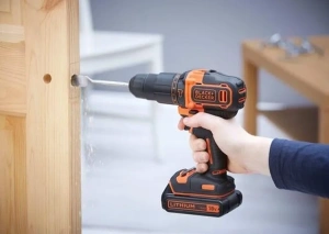 Аккумуляторная ударная дрель BLACK+DECKER BDCHD18-QW