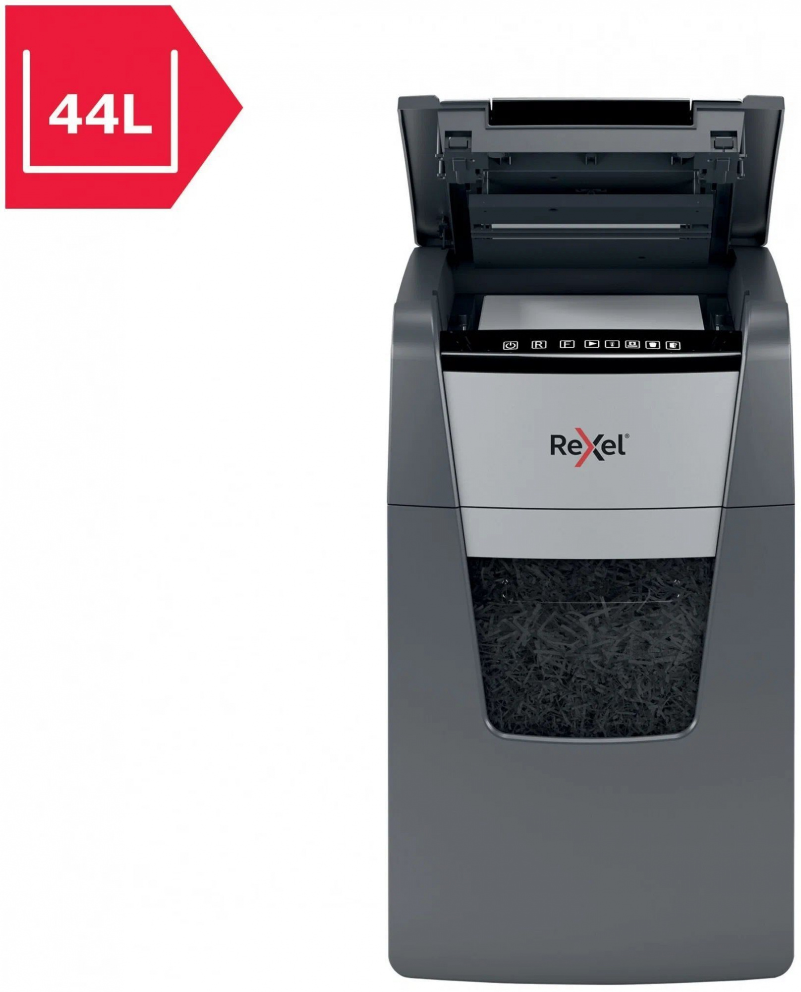 Уничтожитель бумаг Rexel Optimum AutoFeed 130X черный/серый