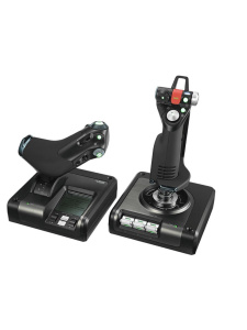 Джойстик Logitech G Saitek X52 Pro Flight Control System 945-000003