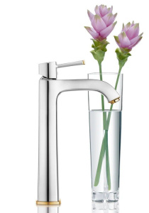 Смеситель для раковины Grohe Grandera XL 23313IG0, хром/золото