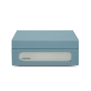 Виниловый проигрыватель CROSLEY VOYAGER PLUS Washed Blue c двухсторонним Bluetooth