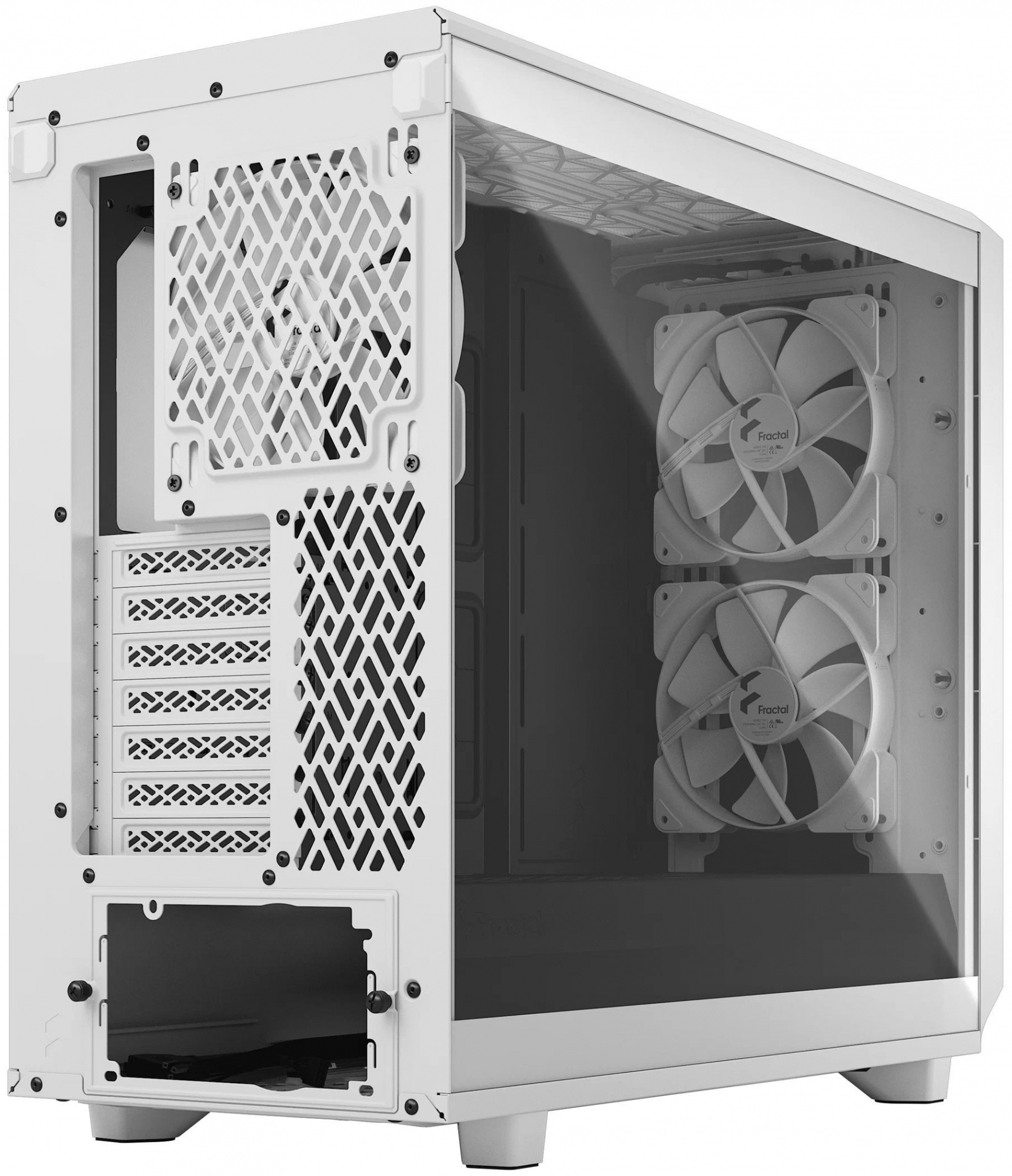 Корпус Fractal Design Meshify 2 Lite White TG Clear Tint (FD-C-MEL2A-04)