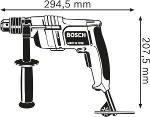 Безударная дрель Bosch GBM 13 HRE 0601049603