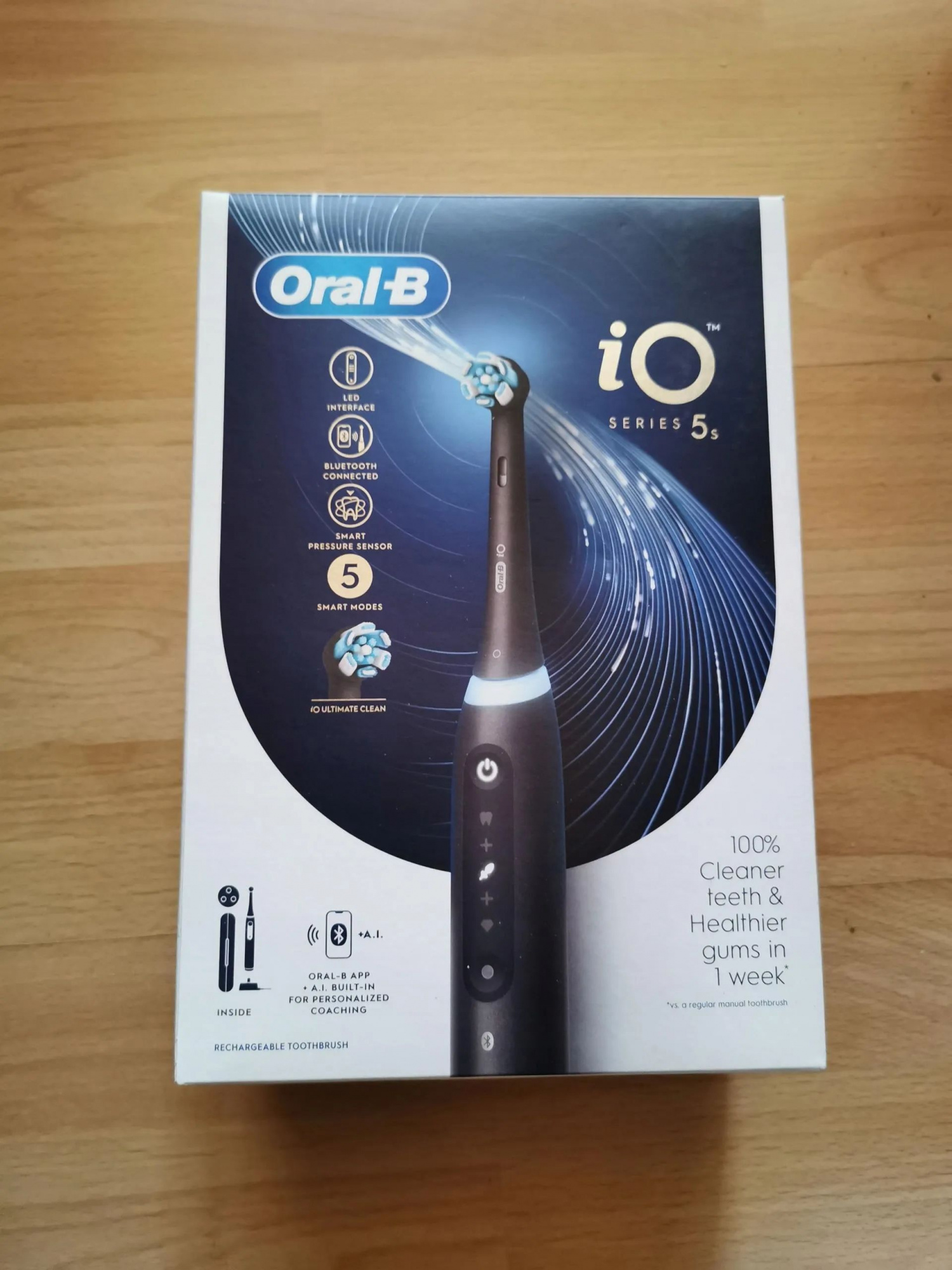 Электрическая зубная щетка Oral-B iO Series 5s Sensitive Edition, черная