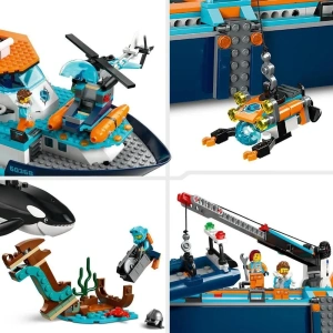 Конструктор LEGO City 60368 Лодка арктического исследователя