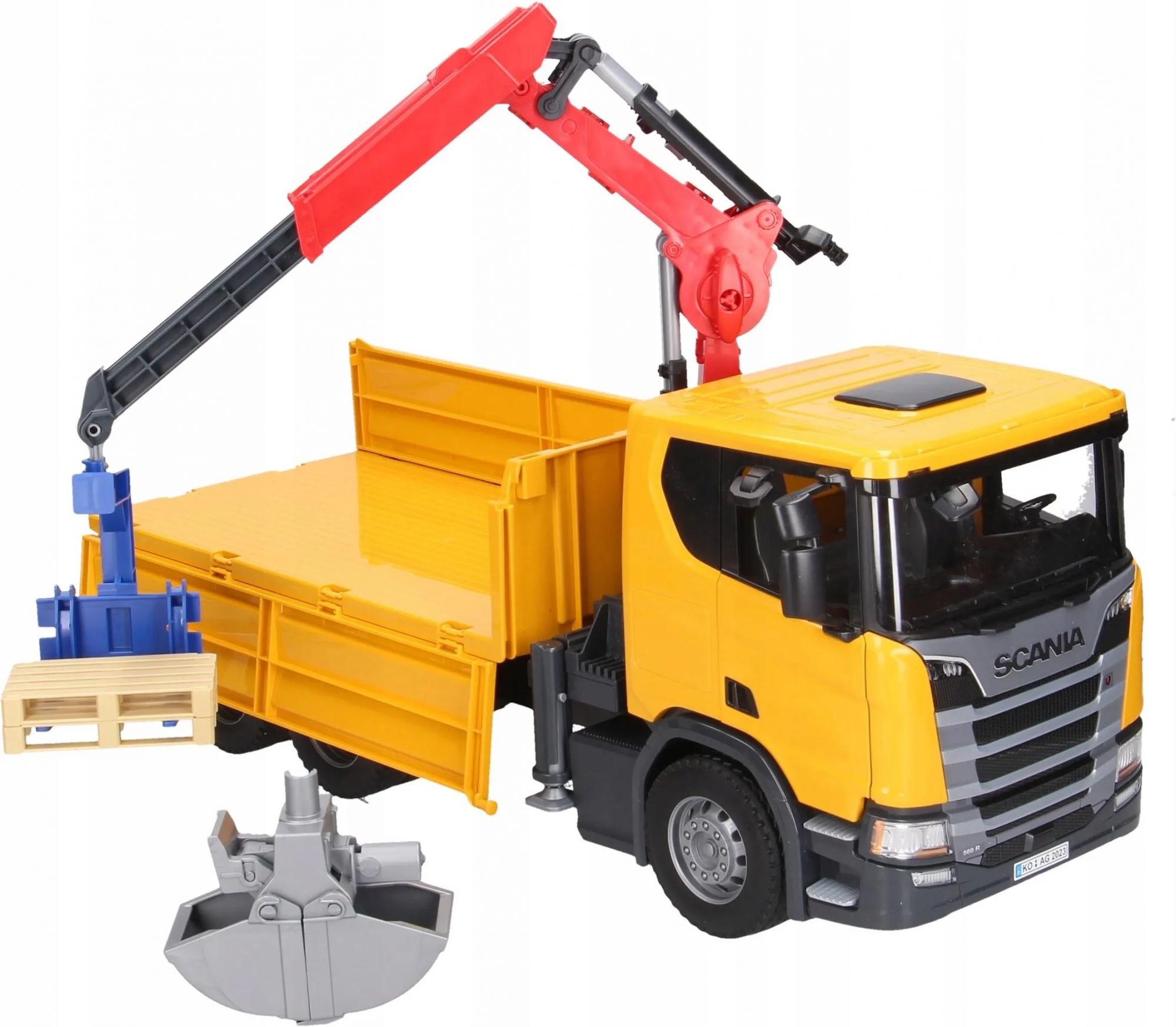 Игрушка Bruder строительный грузовик Scania 560R (03551)
