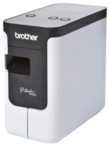 Термотрансферный принтер этикеток Brother PT-P700 черный/белый