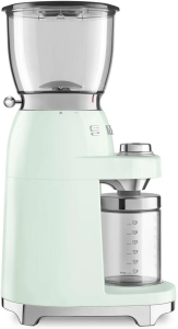 Кофемолка электрическая Smeg CGF11, зеленая