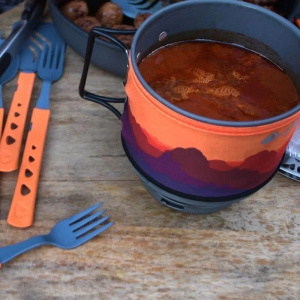 Комплект горелка с кастрюлей Jetboil MiniMo Sunset 1л