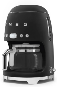 Кофеварка капельная Smeg DCF02, матово-черная
