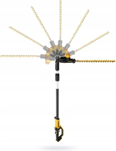 Аккумуляторный телескопический кусторез DeWALT DCMPH566P1 с АКБ и ЗУ