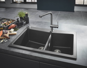 Мойка для кухни Grohe K700 2 31657AT0, серый гранит