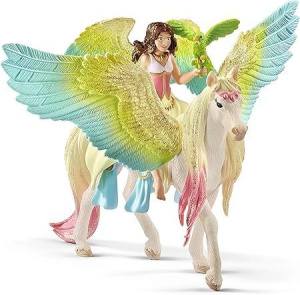 Фигурка Schleich Фея Сера с блестящим Пегасом 70566