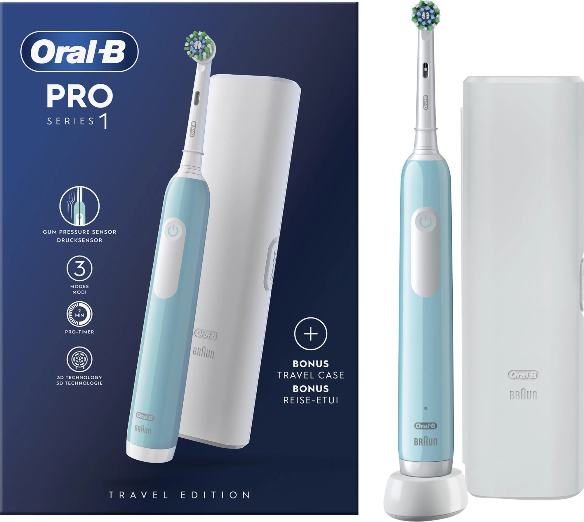 Электрическая зубная щетка Oral-B Pro Series 1 Blue