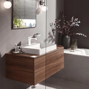 Смеситель для раковины Hansgrohe Vivenis 110, белый матовый 75020700