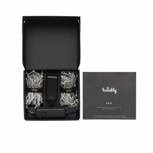 Умная гирлянда Twinkly Icicle Multicolor светодиодная 190 ламп 5 м
