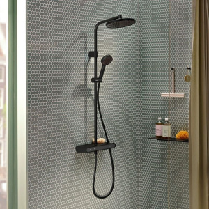 Душевая стойка Hansgrohe Activera Q 28638670, чёрная матовая