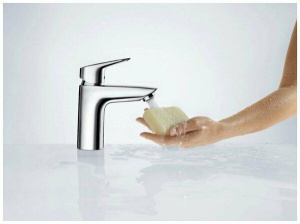 Смеситель Hansgrohe Logis 71107000, для раковины, хром