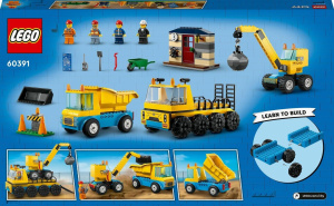 Конструктор LEGO City 60391 Грузовики и кран с шаром для сноса