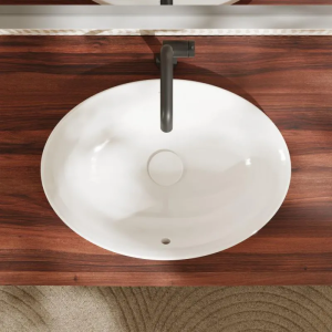 Раковина накладная Hansgrohe Xuniva D 550×400×45, белый 60156450