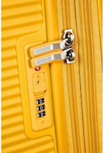 American Tourister Soundbox Большой чемодан золотисто-желтый 97л