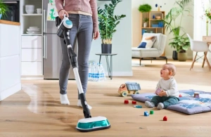 Вертикальный моющий пылесос Bosch Unlimited 7 ProHygienic Aqua BCS71HYG3