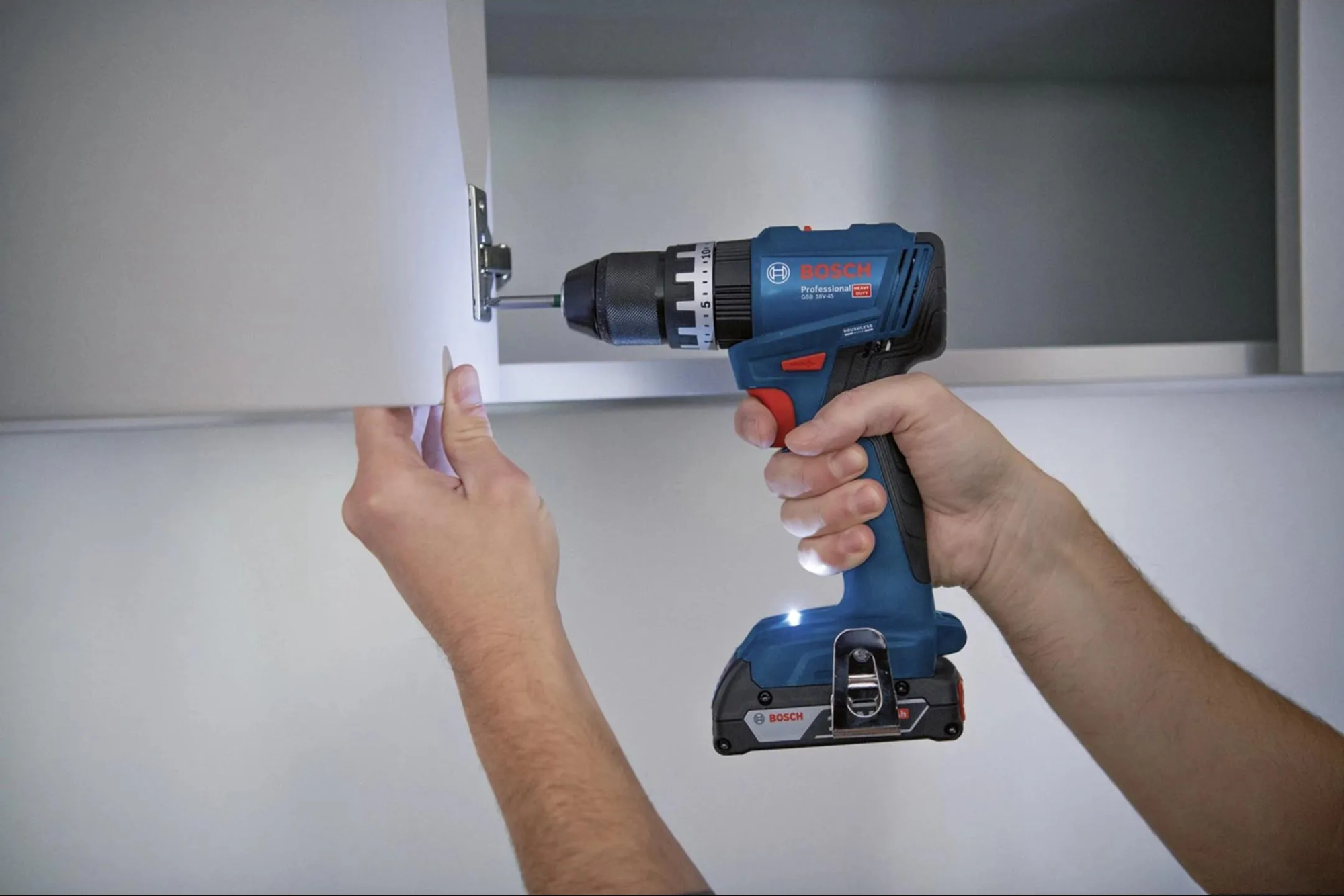Ударная дрель-шуруповёрт Bosch GSB 18V-45 Professional 06019K330A