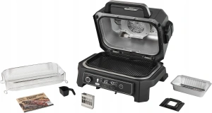 Электрический гриль Ninja Woodfire Pro XL OG850EU, 1395 см², термощуп для мяса