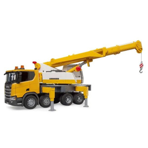 Грузовой кран Scania со светом и звуком (62 см) Bruder 03-571