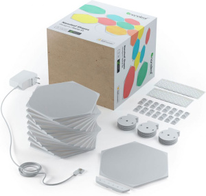 Светодиодная панель nanoleaf Shapes Hexagon Starter Kit (15 панелей) (NL42-6002HX-15PK)