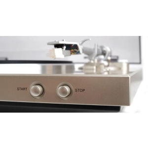 Виниловый проигрыватель Denon DP-300F светло-серебристый
